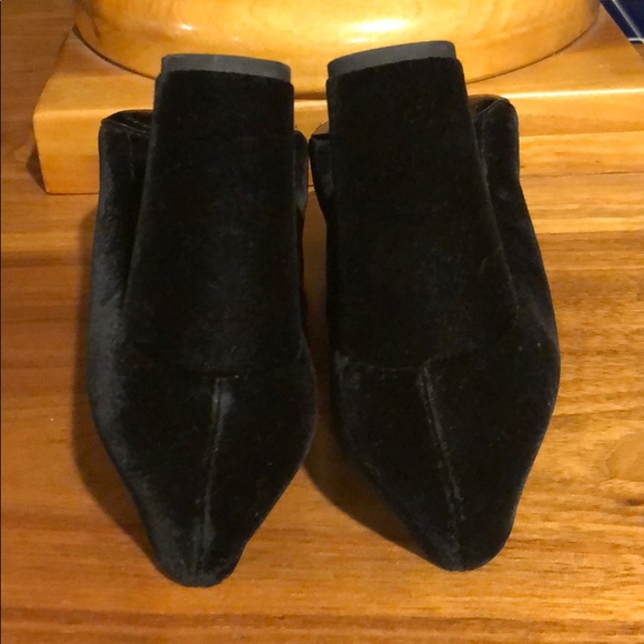 Dries Van Noten Velvet Black Block Heels 38M Euro - Picture 6 of 13